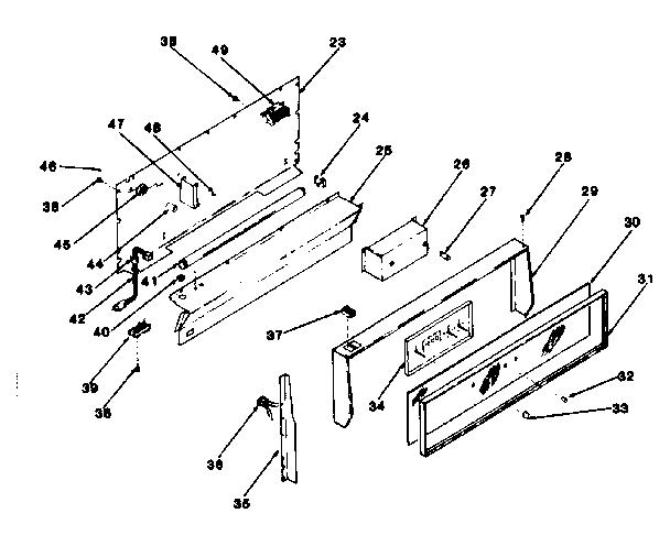 Backguard section model 119.7498610