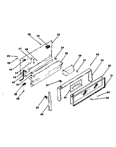 Backguard section model 119.7498610