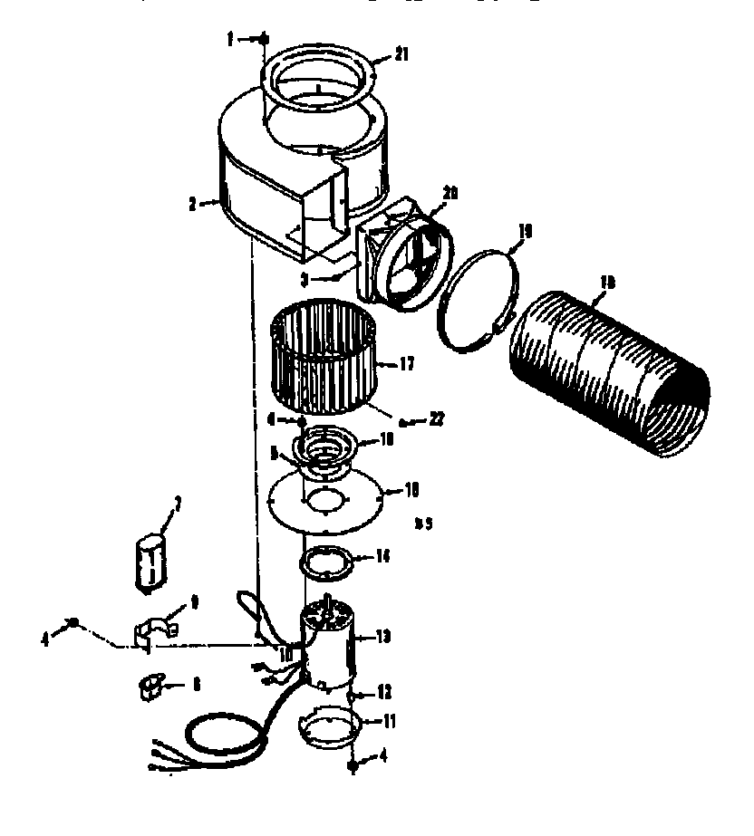 Blower section