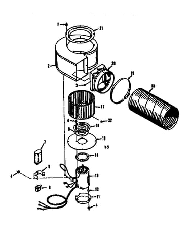 Blower section