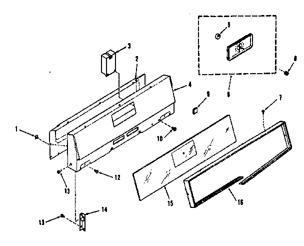Backguard section