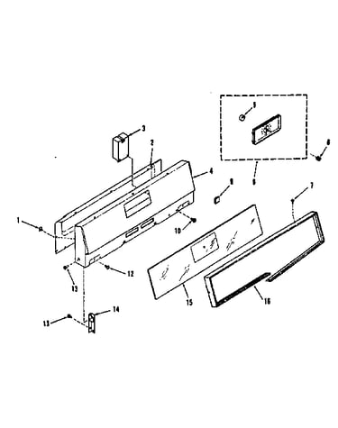 Backguard section