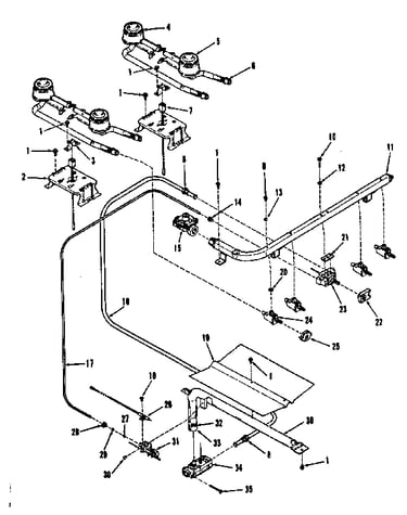 Burner section