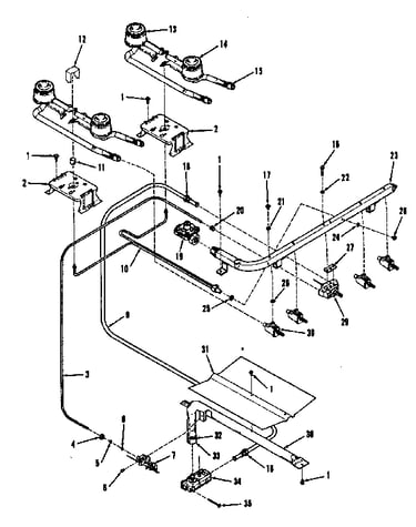 Burner section
