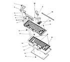 Sears 16153853550 keyboard diagram