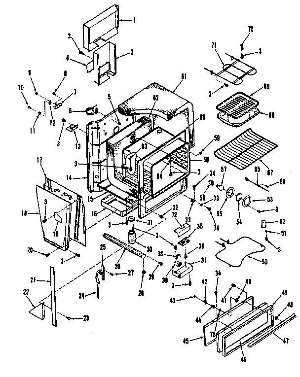 OVEN BODY SECTION