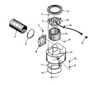 Kenmore 1194698680 blower section diagram