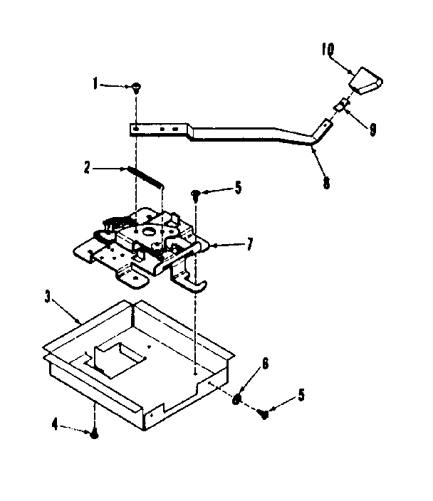 Door lock section
