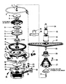 Motor, heater, and spray arm details