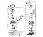 Kenmore 6651590840 pump and motor parts diagram