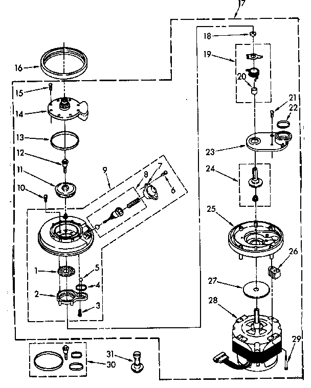 Pump and motor parts