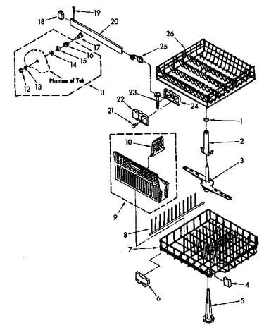 Dishrack parts