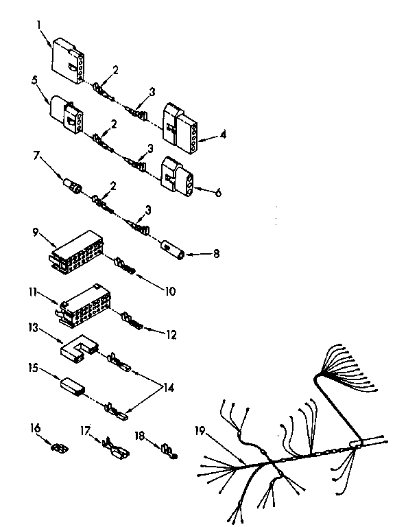 Wiring harness parts