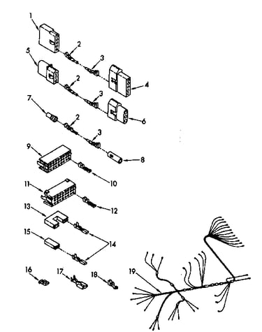 Wiring harness parts