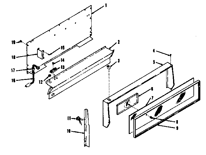 Backguard section