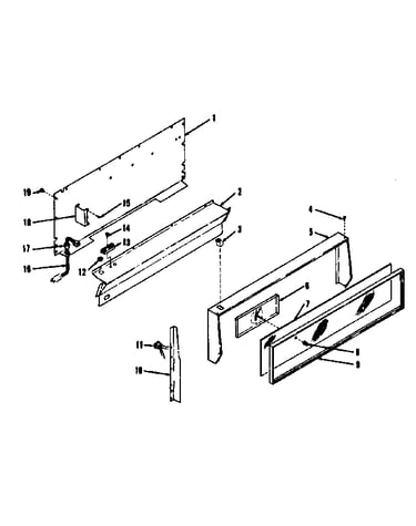 Backguard section