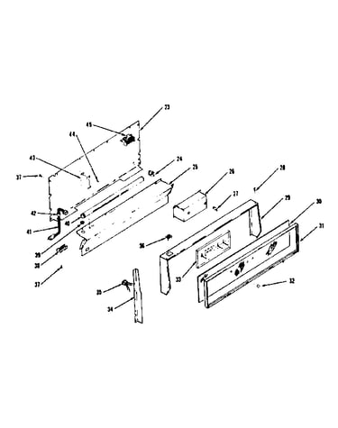 Backguard section