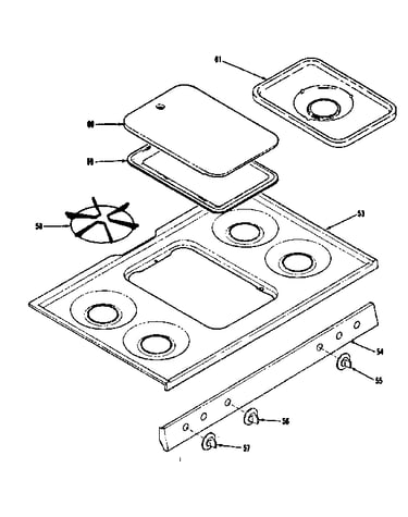 Cooktop section