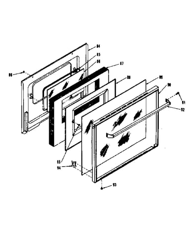 Oven door