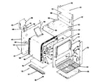 Kenmore 1197498510 body section diagram