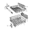 Kenmore 587736312 rack assembly diagram
