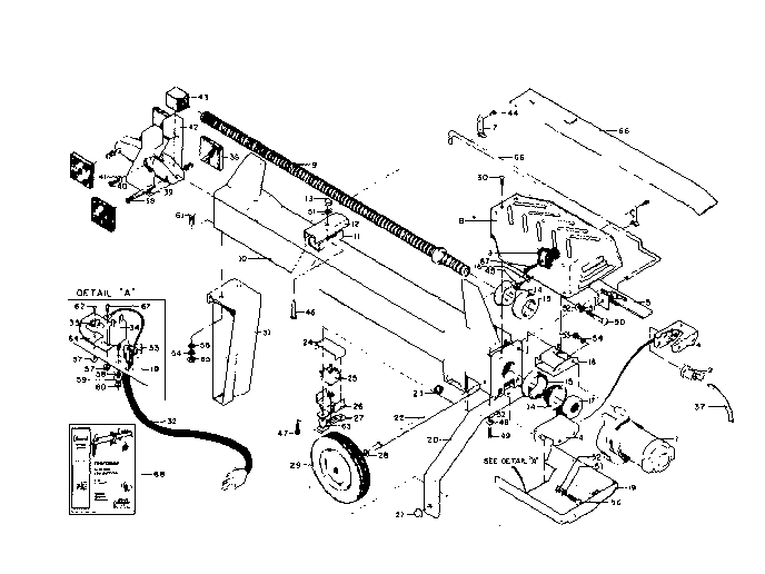 Log splitter parts