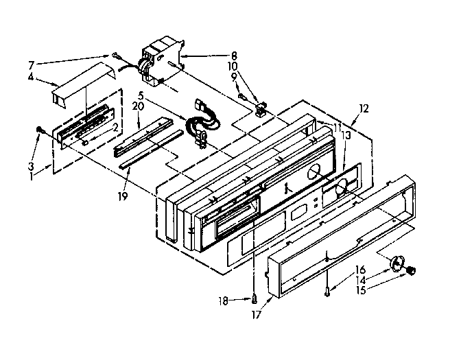 Control panel parts