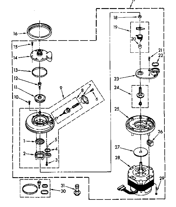 Pump and motor parts