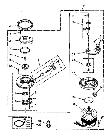 Pump and motor parts
