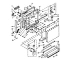 Kenmore 6651591680 door and toe panel parts diagram