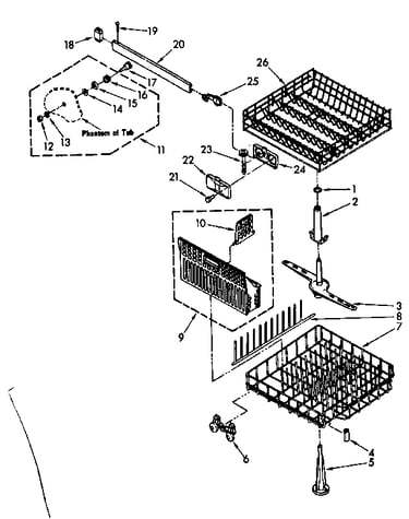 Dishrack parts