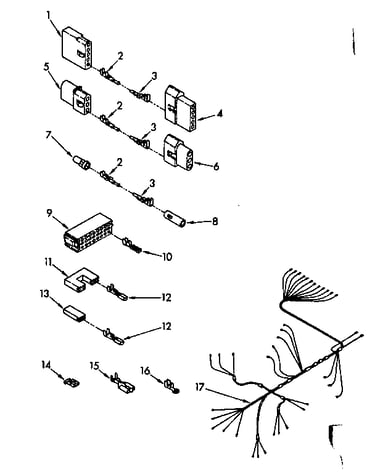 Wiring harness parts