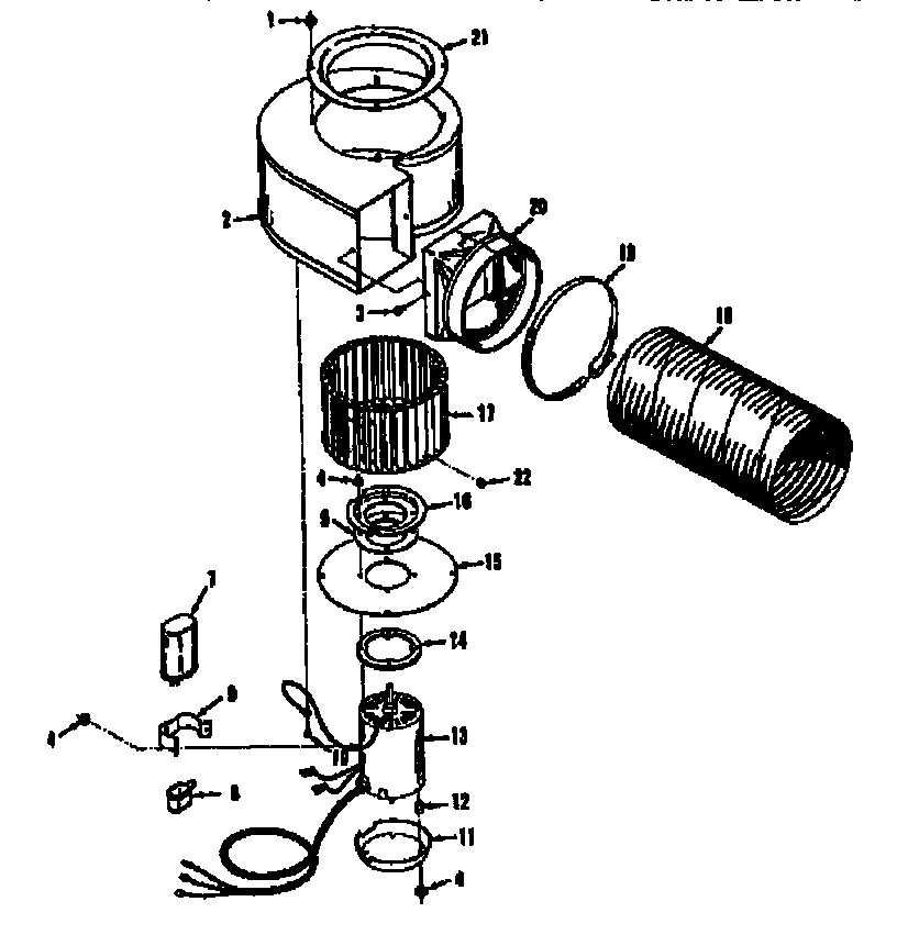 Blower section