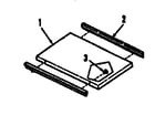 Kenmore 9114398510 optional griddle/grill cover module kit 44998510 diagram