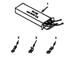 Kenmore 9114398510 wire harnesses and components diagram