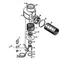 Kenmore 9114398590 blower section diagram