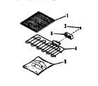 Kenmore 9114398590 optional electric grill module kit 4998540 diagram