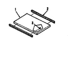 Kenmore 9114398590 optional griddle/grill cover module kit 4998510 diagram