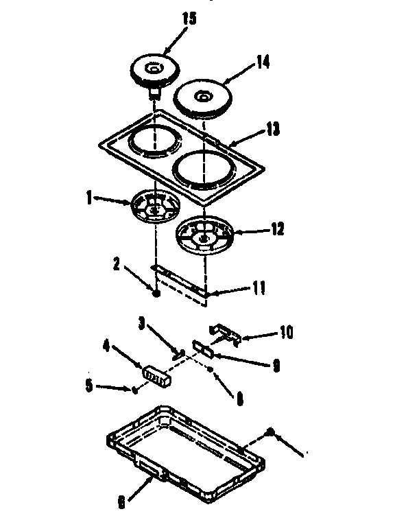 Optional electric hob element module kit 4998530