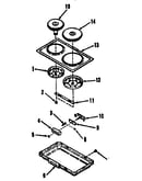 Optional electric hob element module kit 4998530