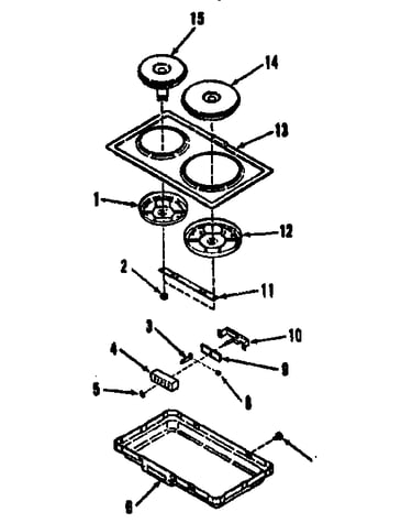 Optional electric hob element module kit 4998530