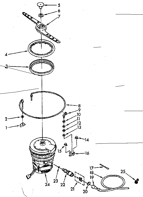 HEATER, PUMP AND LOWER SPRAYARM PARTS