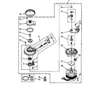 Kenmore 6651595840 pump and motor parts diagram