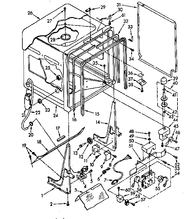Tub and rapid advance timer parts