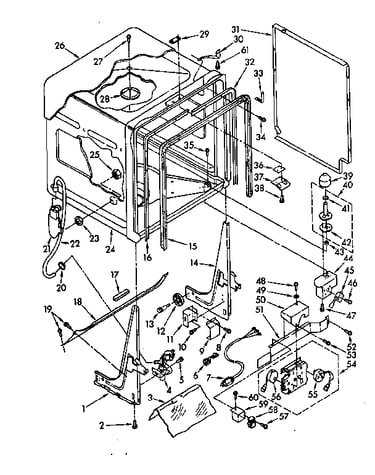 Tub and rapid advance timer parts