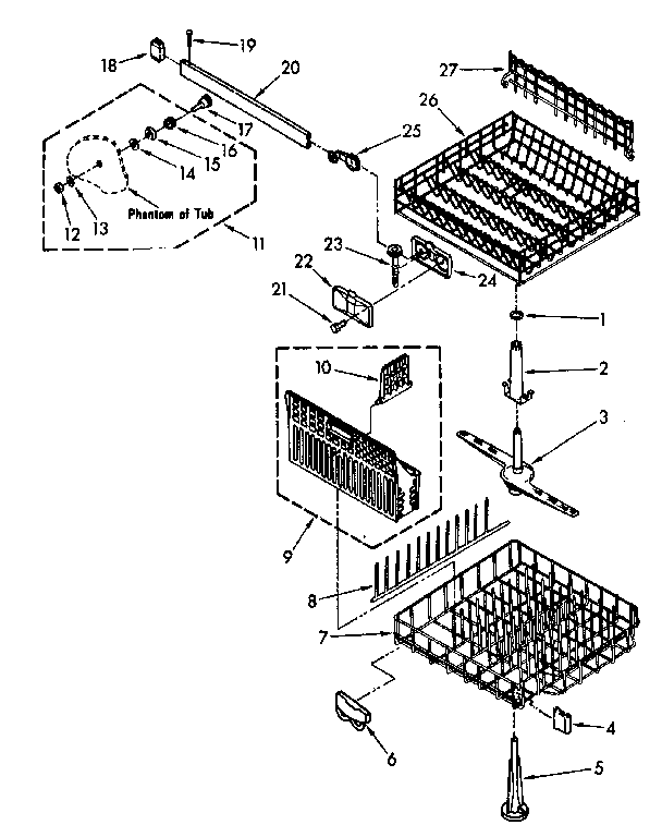 Dishrack parts
