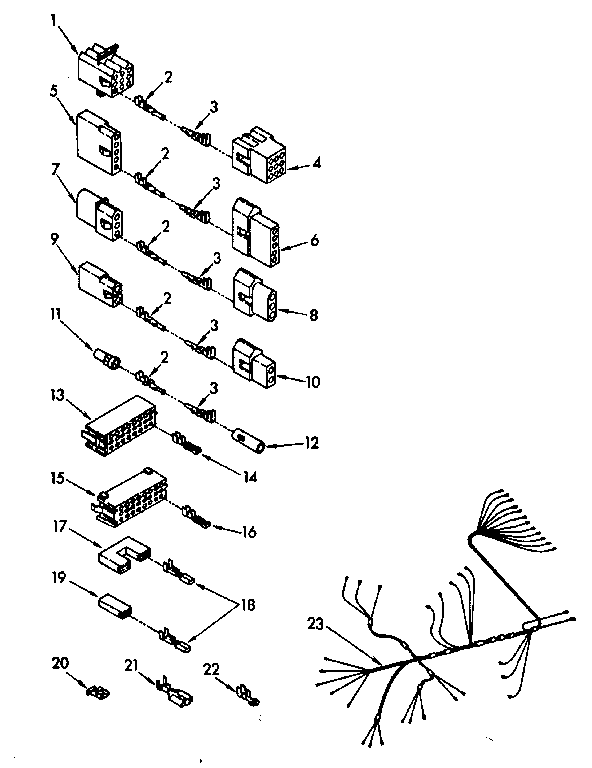 Wiring harness parts