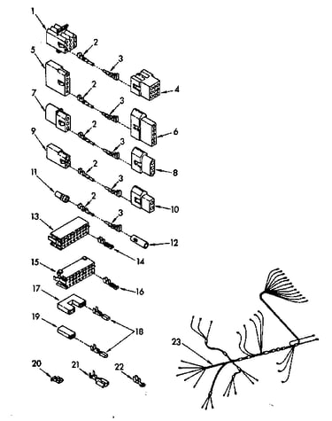 Wiring harness parts