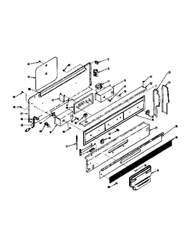 Backguard section