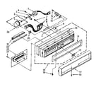 Kenmore 6651586580 control panel parts diagram